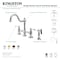 Kingston Brass KS3792BLBS Restoration Bridge Kitchen Faucet W/ Brass Sprayer, Brass KS3792BLBS - alternate 4